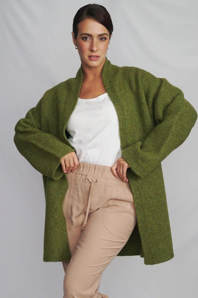 Belen Knit Alpaca Coat / Long Cardigan - Image 20