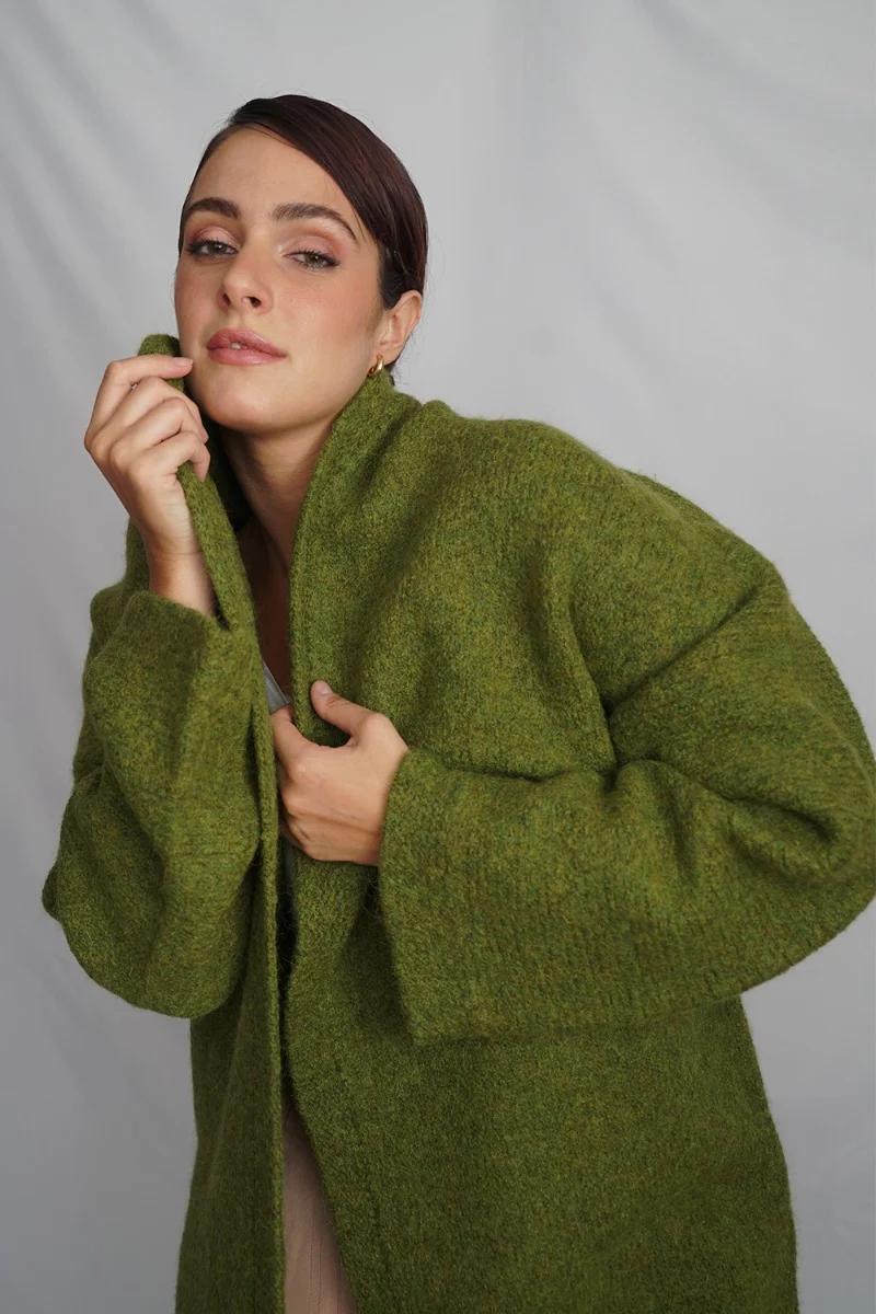 Belen Knit Alpaca Coat / Long Cardigan - Image 21