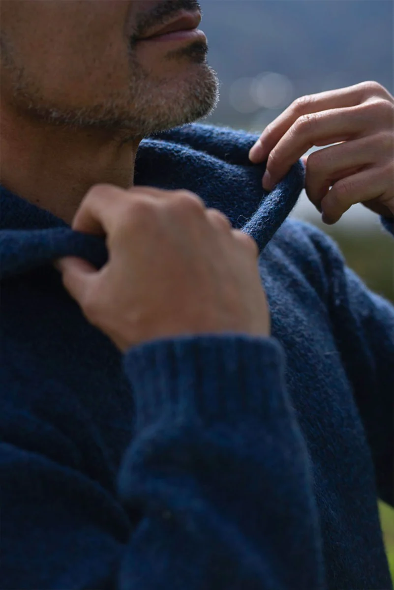 Brian Alpaca Hoodie Pullover - Image 13