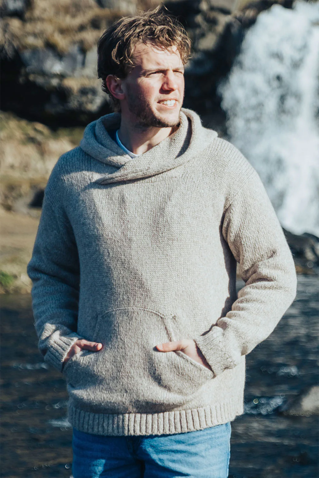 Brian Alpaca Hoodie Pullover - Image 14