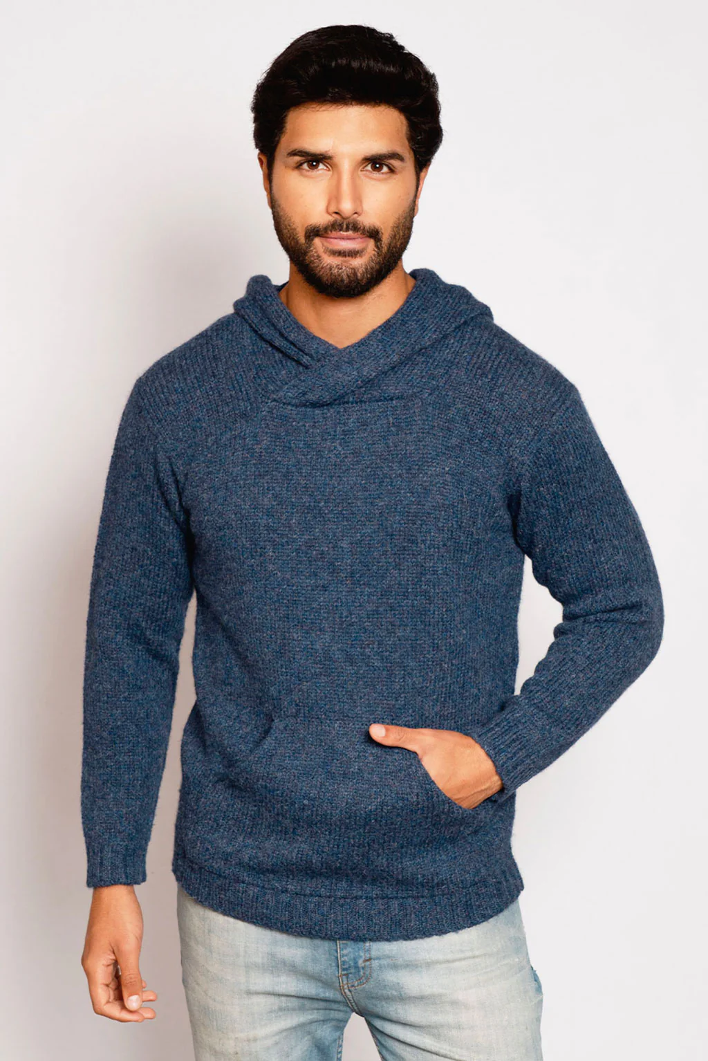 Brian Alpaca Hoodie Pullover - Image 3