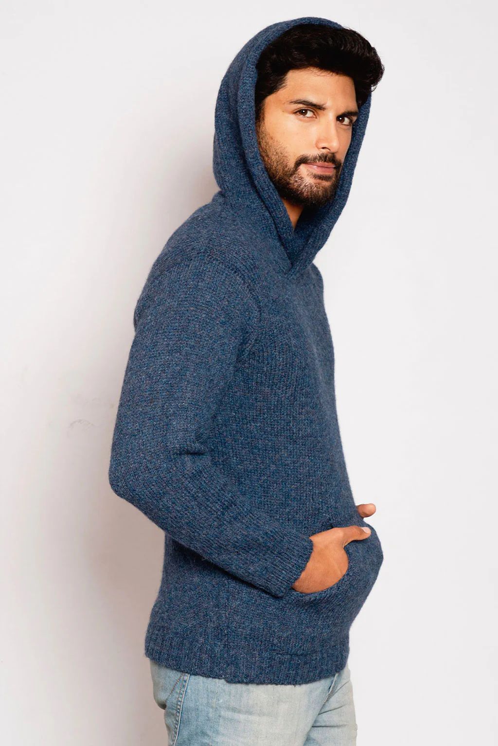 Brian Alpaca Hoodie Pullover - Image 4
