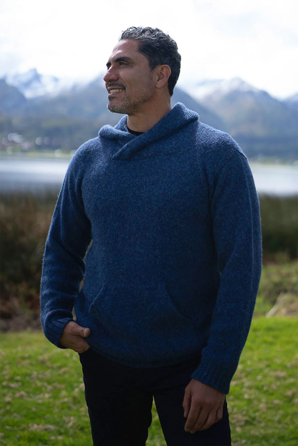 Brian Alpaca Hoodie Pullover - Image 10