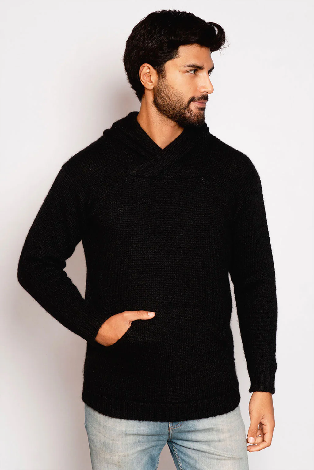 Brian Alpaca Hoodie Pullover - Image 16