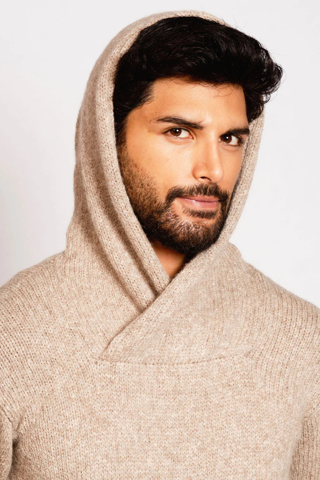 Brian Alpaca Hoodie Pullover - Image 4