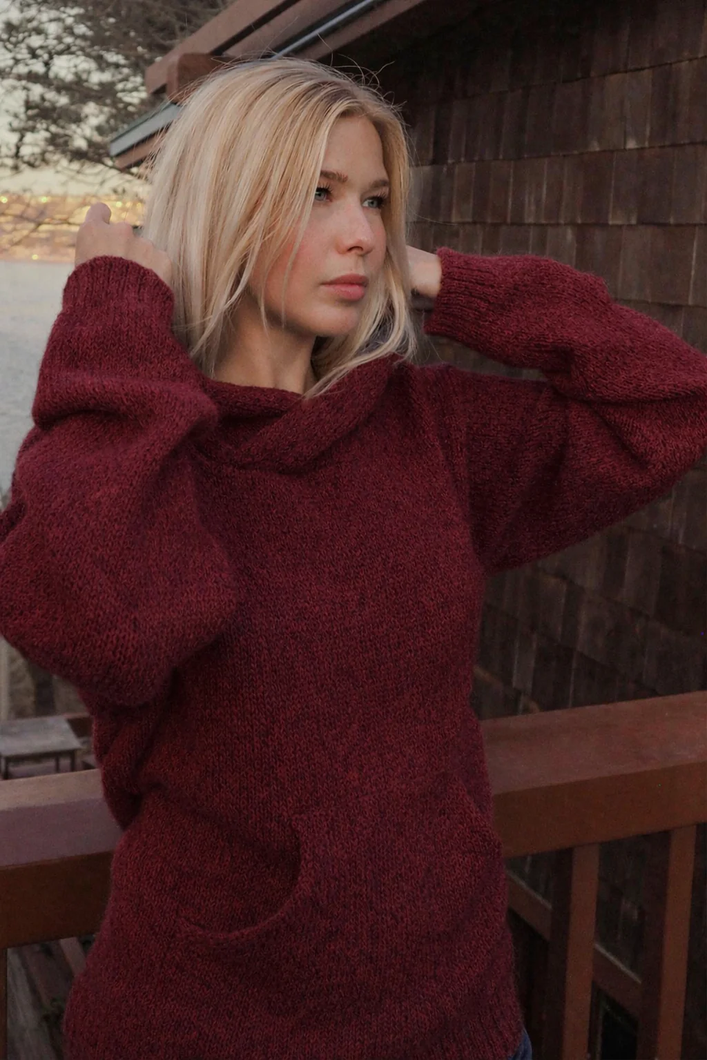 Briana Alpaca Hoodie Pullover - Image 22