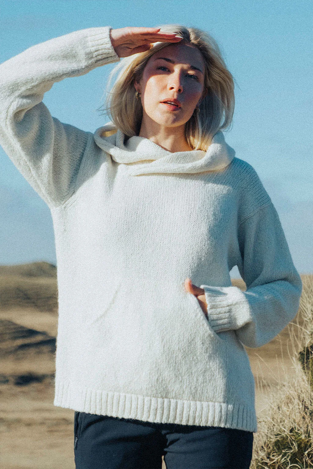 Briana Alpaca Hoodie Pullover - Image 13