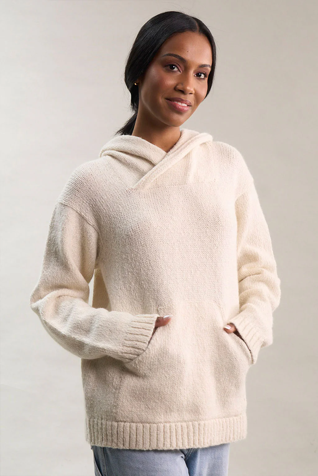 Briana Alpaca Hoodie Pullover - Image 15