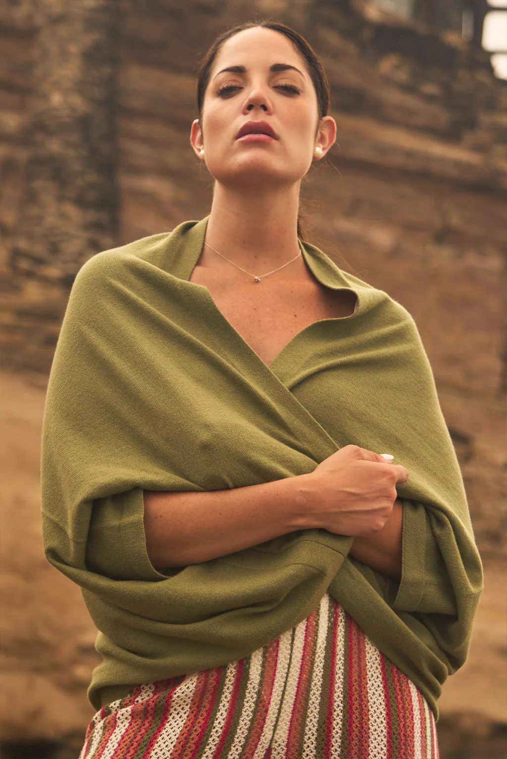 Dahlia Cotton Cape - Image 3