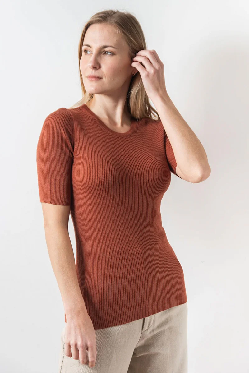 Zoe Short Sleeve Cotton T-shirt - Image 9